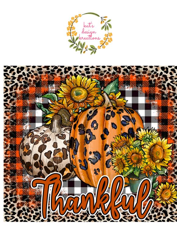 Fall Thankful Tumbler