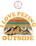 I Love Peeing Outside-Camping Tee