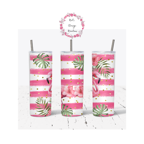 Pink Flamingo 1 Tumbler